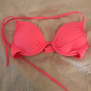 Pink bikini top